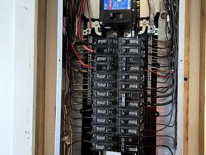 Electrical panel upgrade by Sam & Sons Services