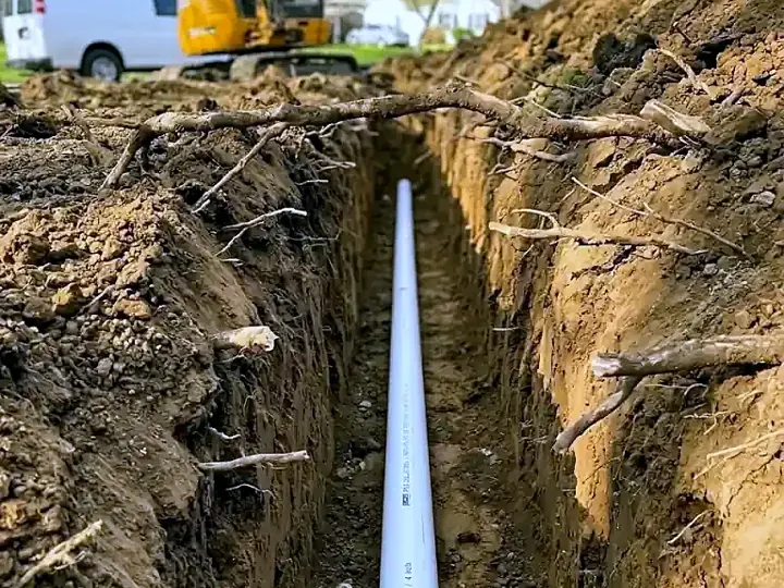 Sewer line replacement by Sam & Sons Services