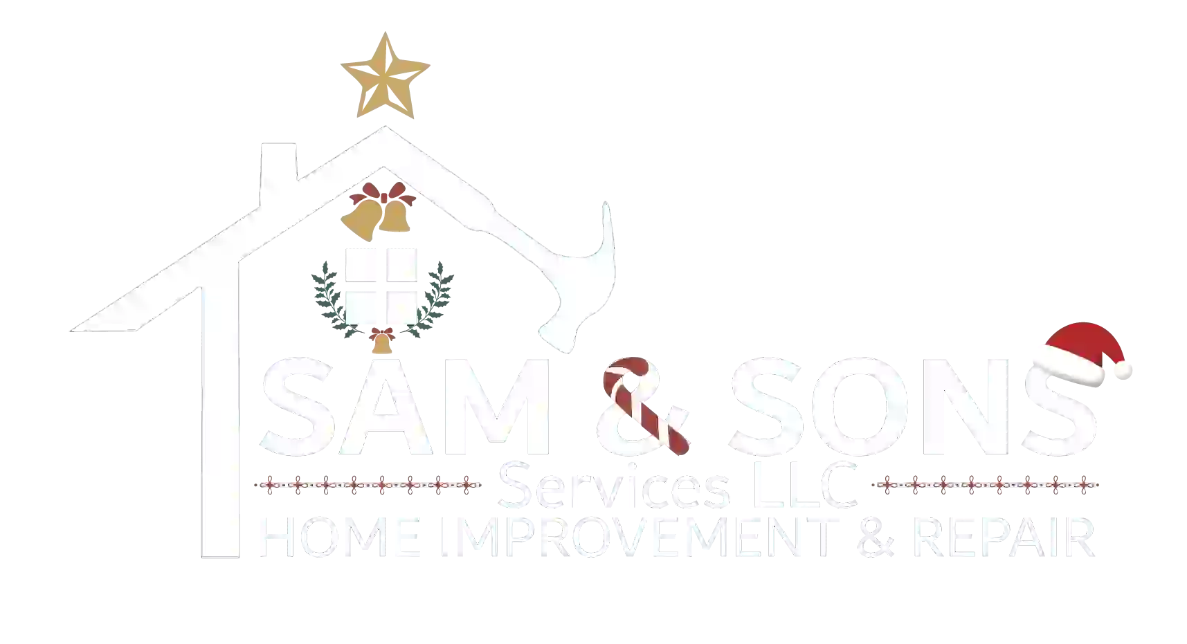 Sam and sons christmas Logo