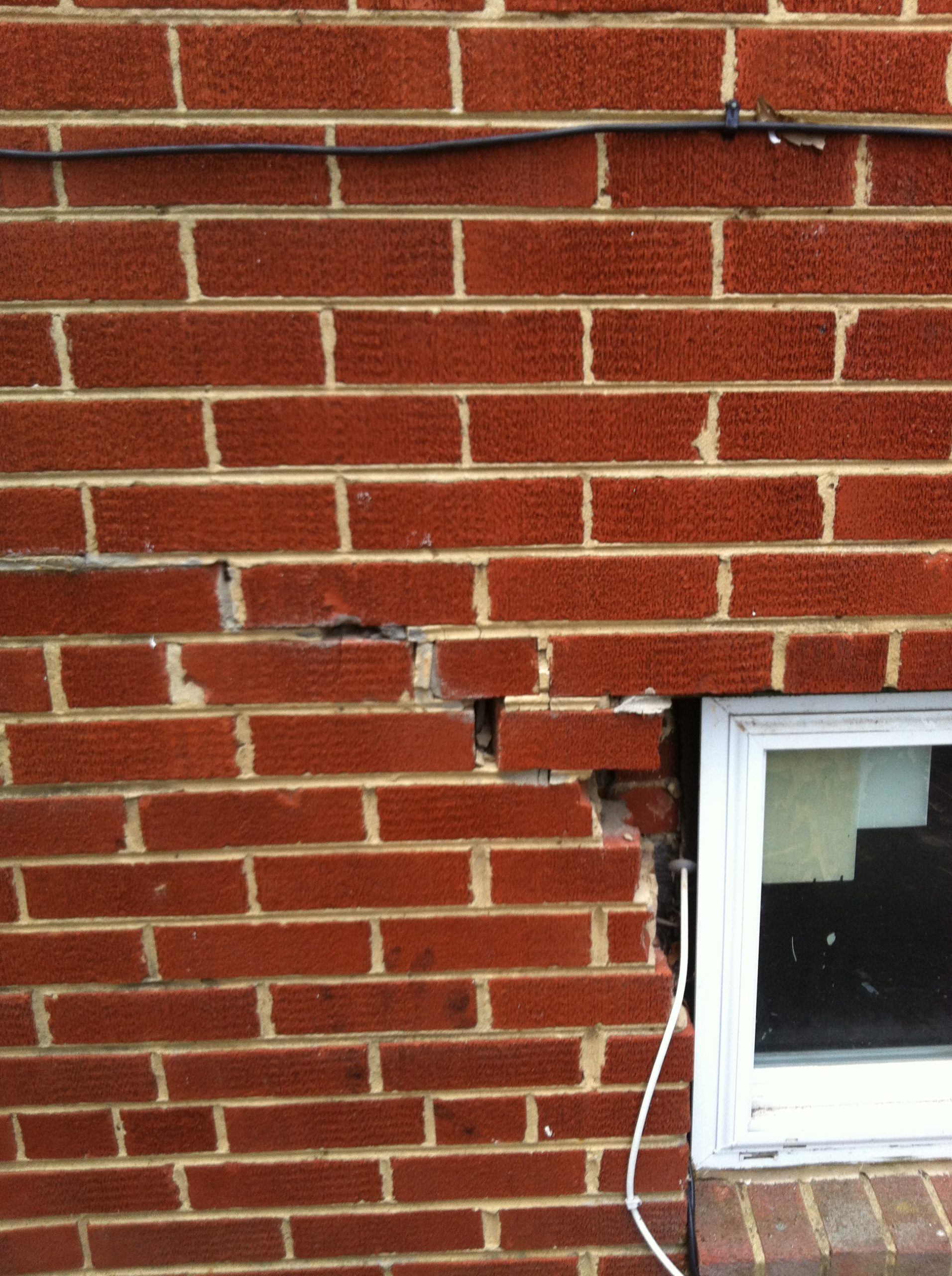 foundation settling in Bristow VA