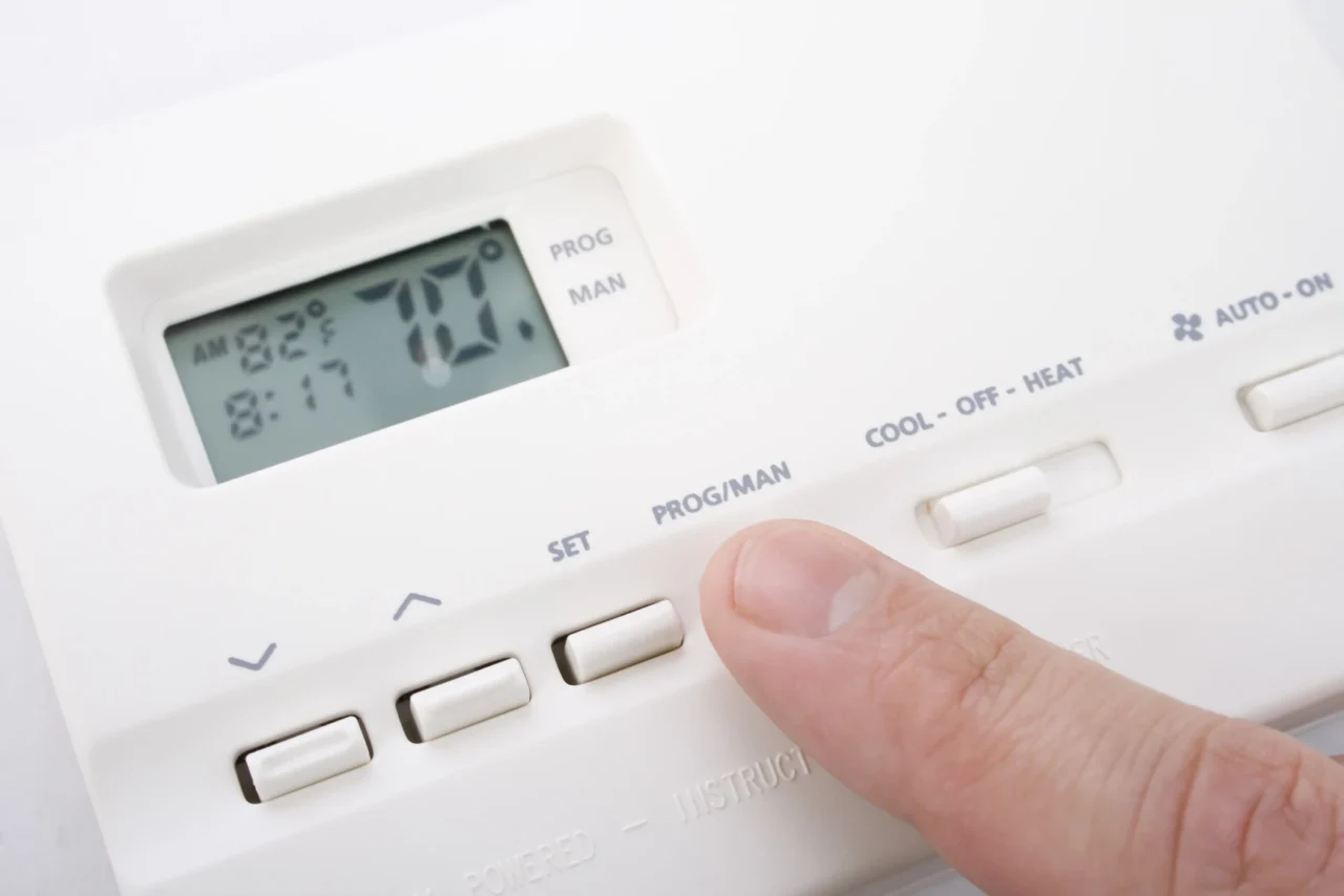 Smart thermostat installation in Centreville Virginia