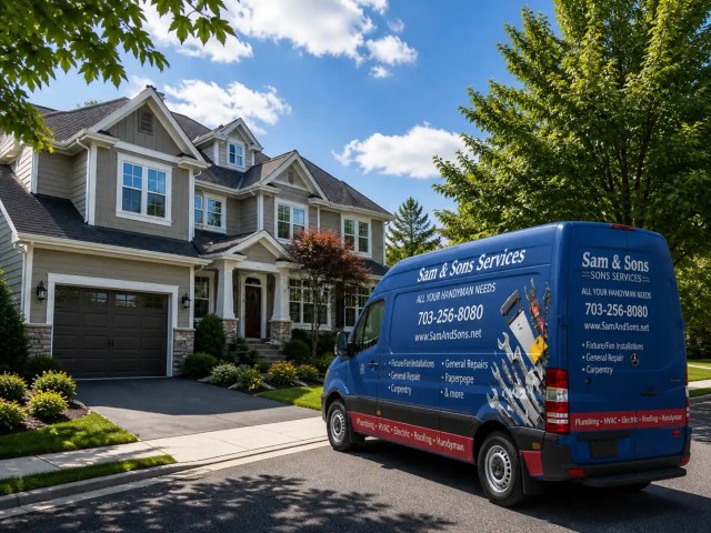 what is a plumbing emergency? a homeowner's guide 4 sam & sons service home repairs - van with home