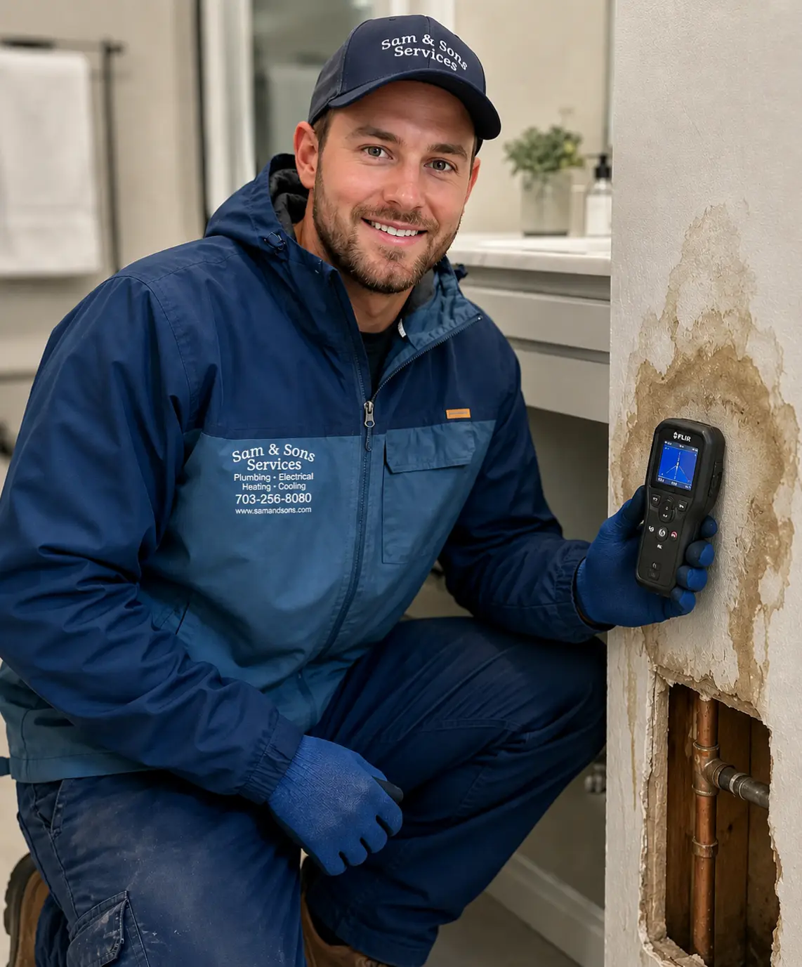 water leak detection specialist offering plumbing services in annandale va