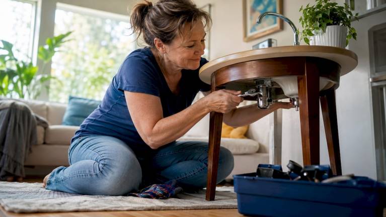 what is minor home repair defined: a homeowner's guide 6 homeowner fixing kitchen faucet leak