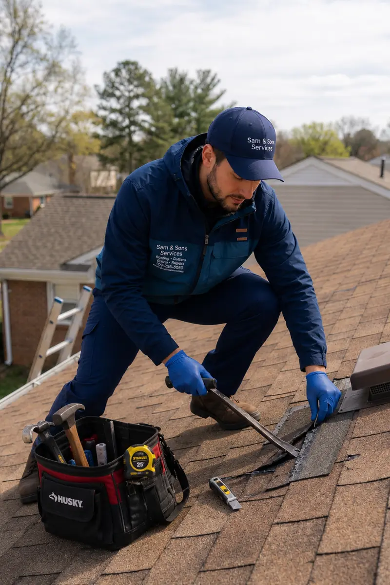 roof repair in reston va performed by roofing professionals specializing in residential properties
